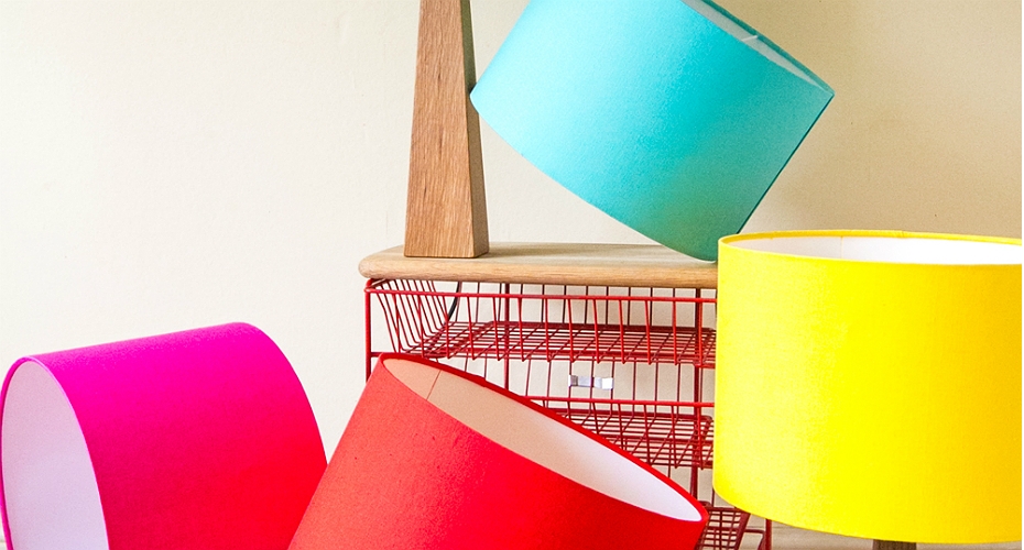 New hand crafted lighting collection in vibrant shades