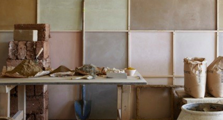 Clay plaster wall finishes provide a more 'healthy' interior